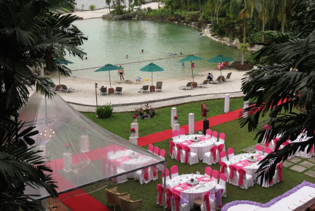 man made beach wedding malaysia