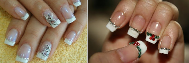 variation of french manicure