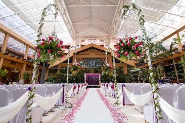 Royale chulan klcc wedding indoor garden roof transparent