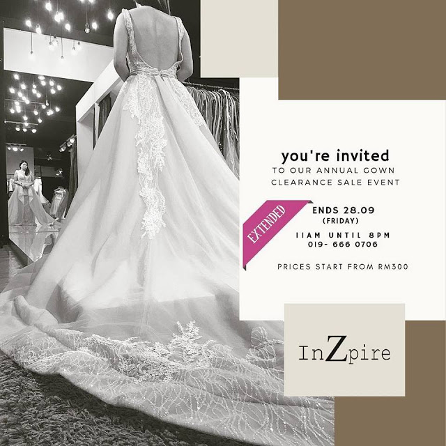 InZpire Annual Clearance Sales Event – Wedding Research