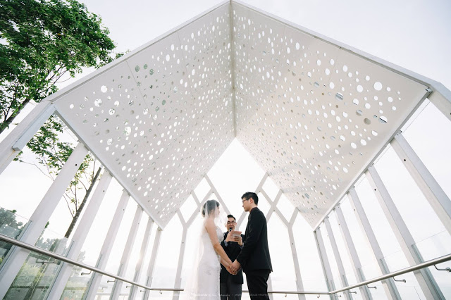 UCSI Hotel Kuching garden wedding ceremony chapel structure