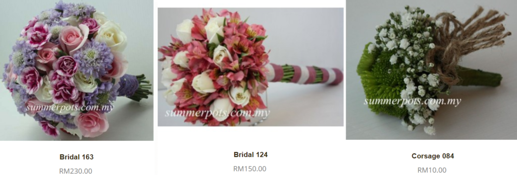 bridal bouquet price malaysia