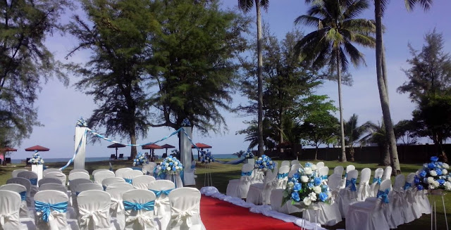 Holiday Villa Cherating garden beach wedding pahang