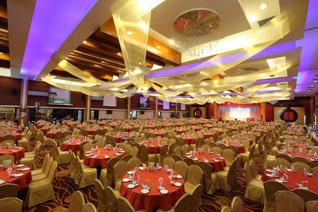huge wedding banquet in kajang