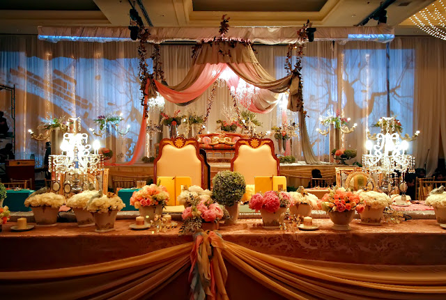 Malay wedding setup