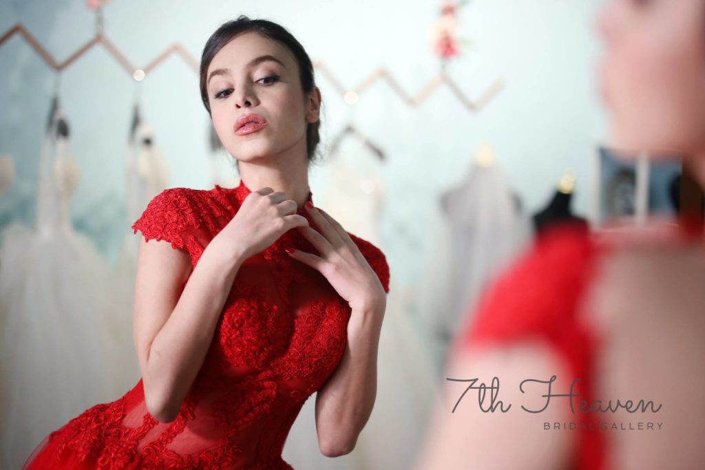 gorgeous red qipao
