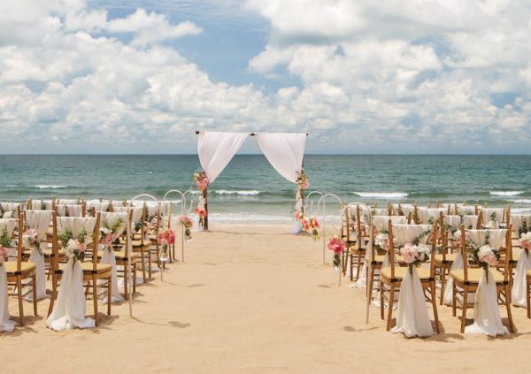 westin desaru beach wedding tiffany chairs romantic