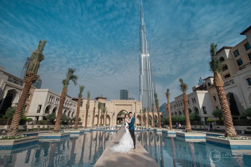 burj khalifa wedding photography